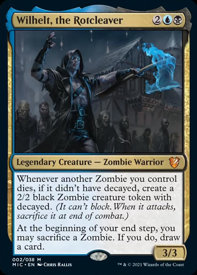 Wilhelt, the Rotcleaver [Innistrad: Midnight Hunt Commander] Magic: The Gathering