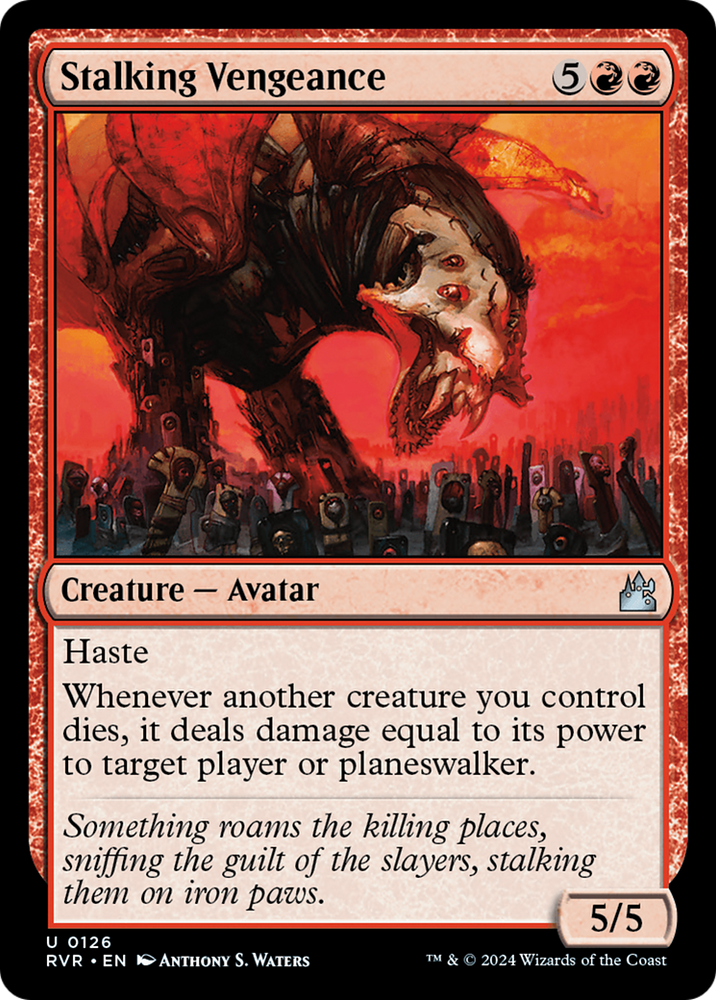 Stalking Vengeance [Ravnica Remastered] Magic: The Gathering
