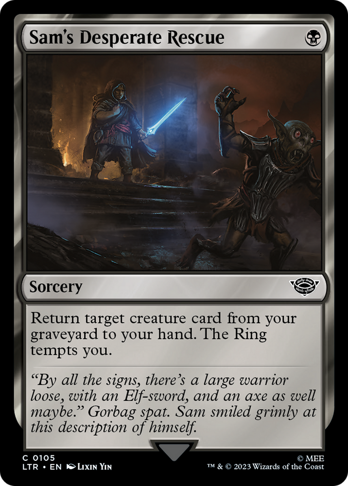 Sam's Desperate Rescue [The Lord of the Rings: Tales of Middle-Earth] Magic: The Gathering