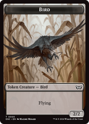 Elemental // Bird Double-Sided Token [Duskmourn: House of Horror Commander Tokens] Magic: The Gathering