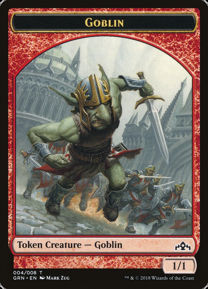 Soldier // Goblin Double-Sided Token [Guilds of Ravnica Guild Kit Tokens] Magic: The Gathering