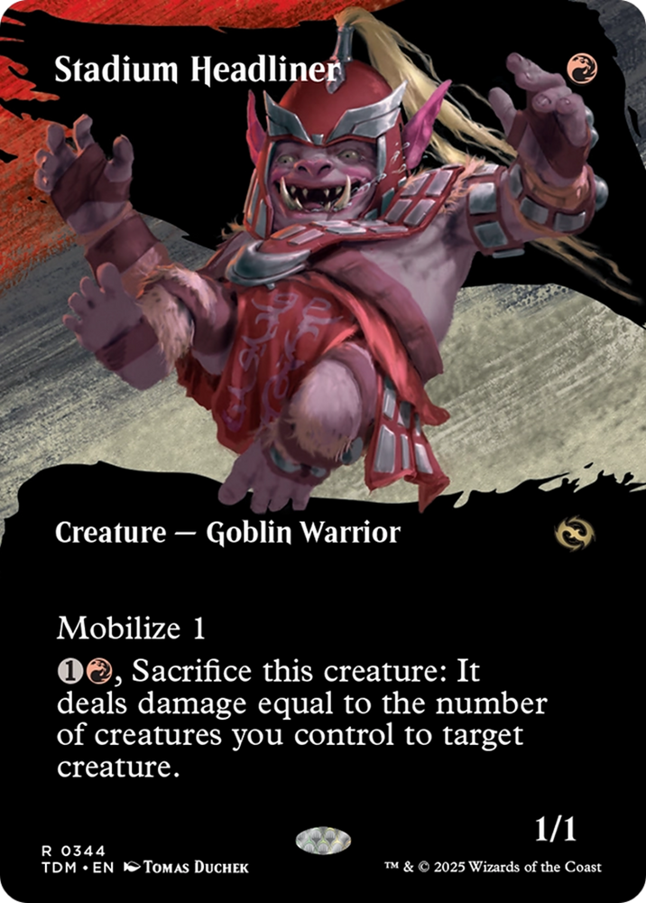 Stadium Headliner (Borderless) [Tarkir: Dragonstorm] Magic: The Gathering