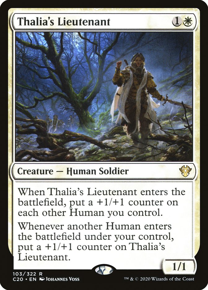 Thalia's Lieutenant [Commander 2020] Magic: The Gathering