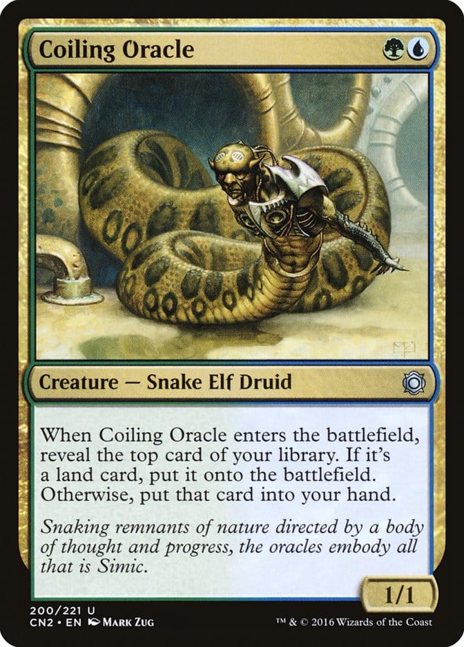 Coiling Oracle [Conspiracy: Take the Crown] Magic: The Gathering