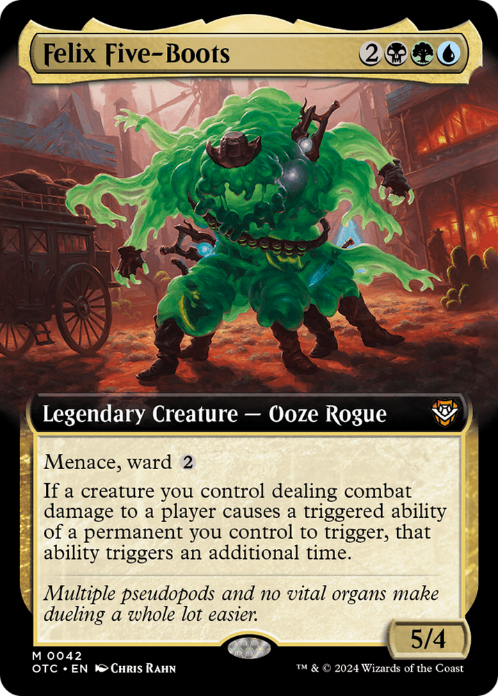 Felix Five-Boots (Extended Art) [Outlaws of Thunder Junction Commander] Magic: The Gathering