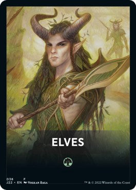 Elves Theme Card [Jumpstart 2022 Front Cards] Magic: The Gathering