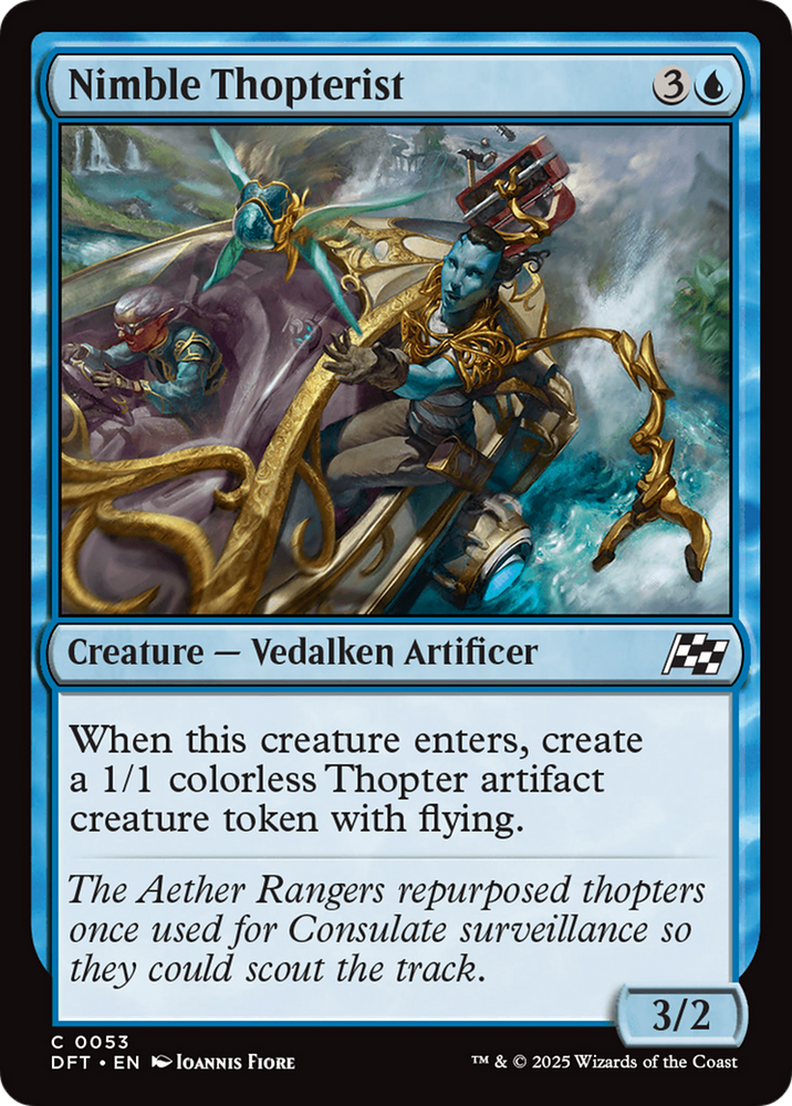 Nimble Thopterist [Aetherdrift] Magic: The Gathering