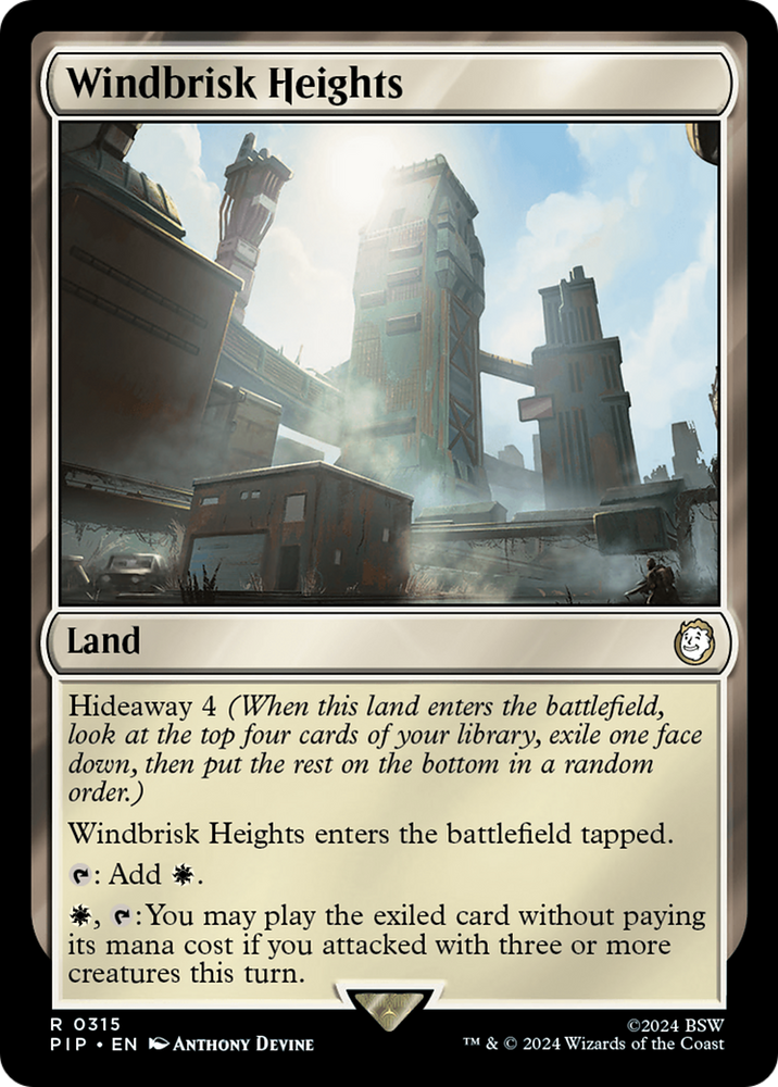 Windbrisk Heights [Fallout] Magic: The Gathering