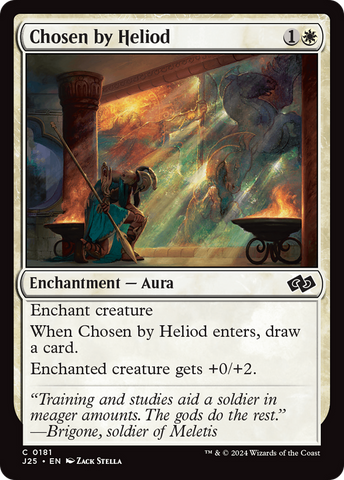 Chosen by Heliod [Foundations Jumpstart] Magic: The Gathering