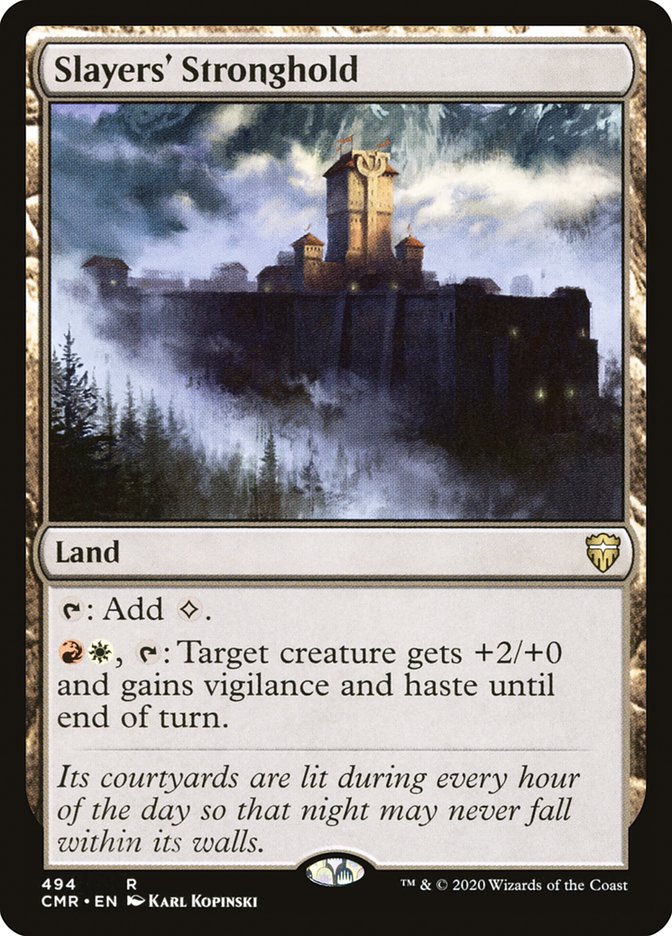 Slayers' Stronghold [Commander Legends] Magic: The Gathering