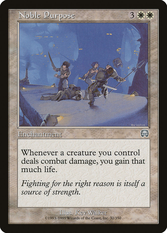 Noble Purpose [Mercadian Masques] Magic: The Gathering