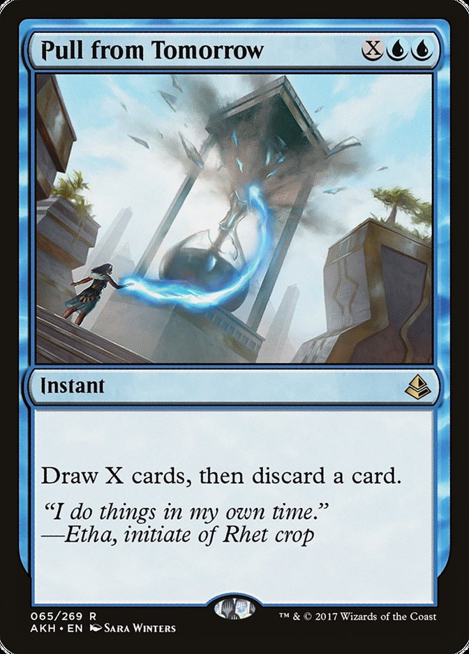 Pull from Tomorrow [Amonkhet] Magic: The Gathering