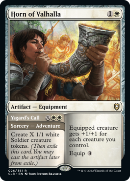Horn of Valhalla // Ysgard's Call [Commander Legends: Battle for Baldur's Gate] Magic: The Gathering