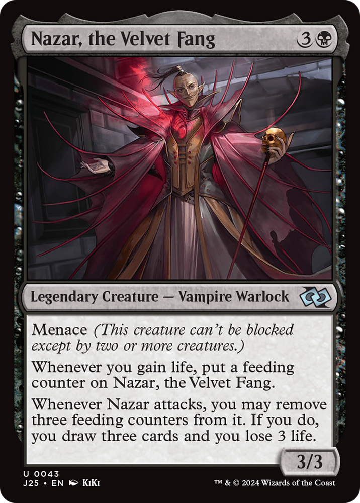 Nazar, the Velvet Fang (Anime) [Foundations Jumpstart] Magic: The Gathering