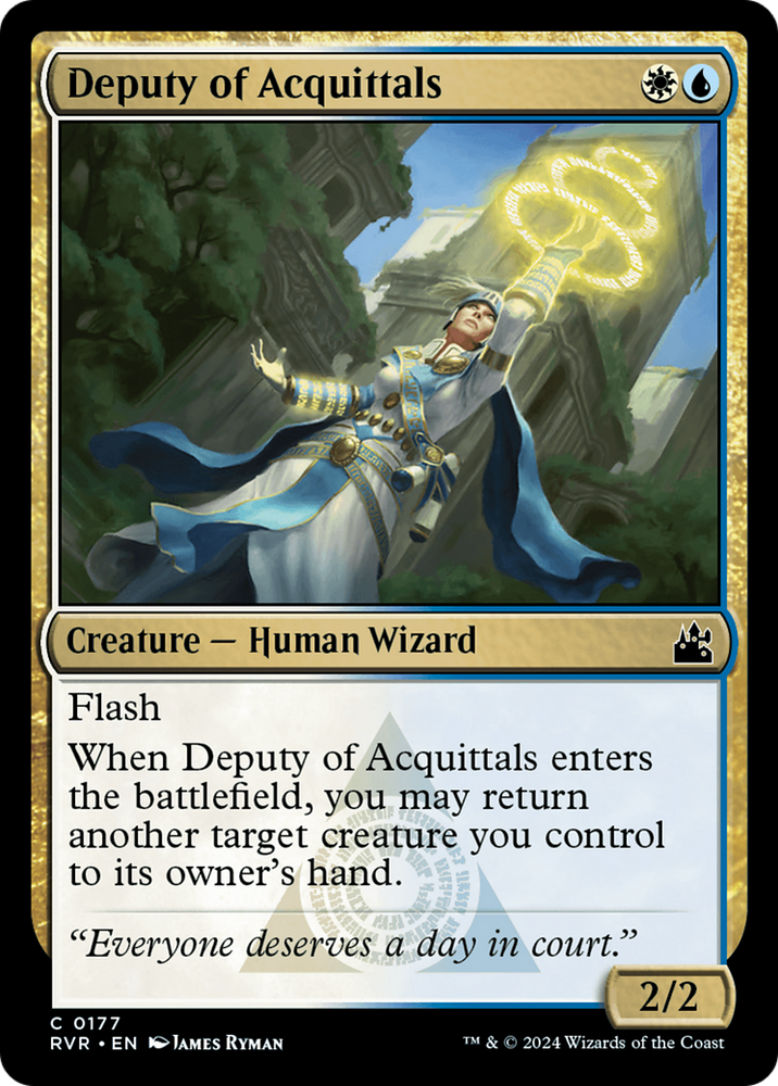 Deputy of Acquittals [Ravnica Remastered] Magic: The Gathering