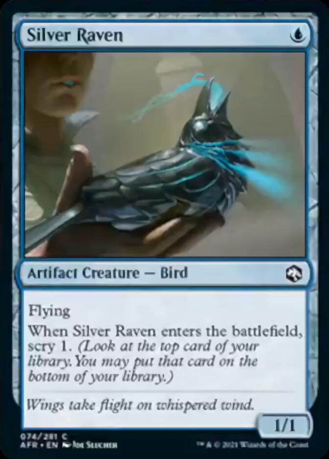 Silver Raven [Dungeons & Dragons: Adventures in the Forgotten Realms] Magic: The Gathering