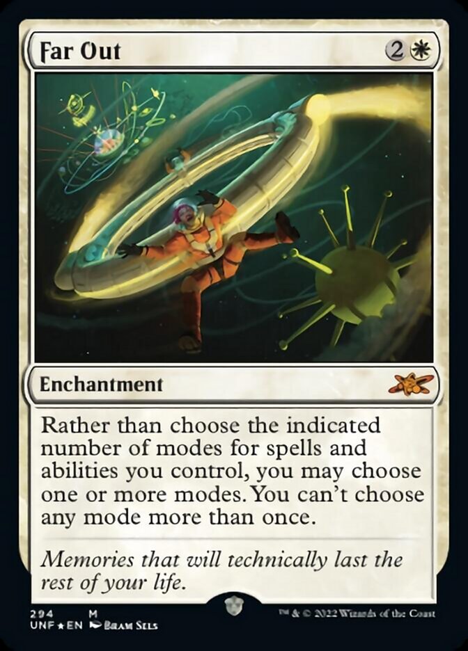 Far Out (Galaxy Foil) [Unfinity] Magic: The Gathering