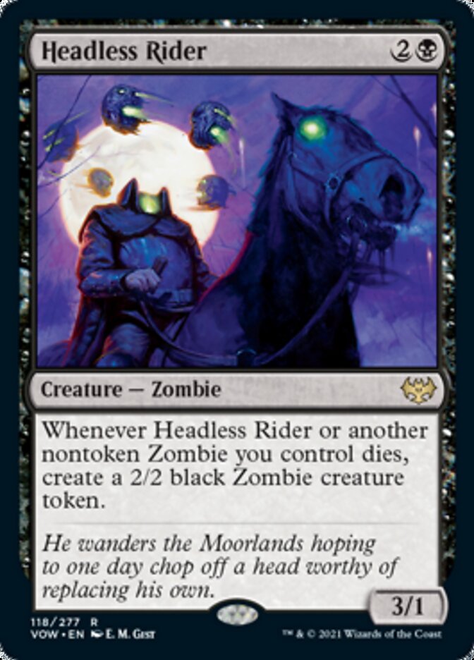 Headless Rider [Innistrad: Crimson Vow] Magic: The Gathering