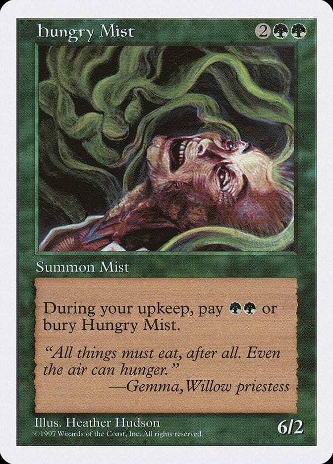 Hungry Mist [Fifth Edition] Magic: The Gathering
