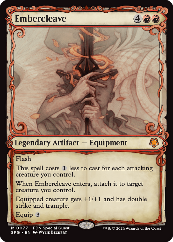 Embercleave (Showcase) [Foundations Special Guests] Magic: The Gathering