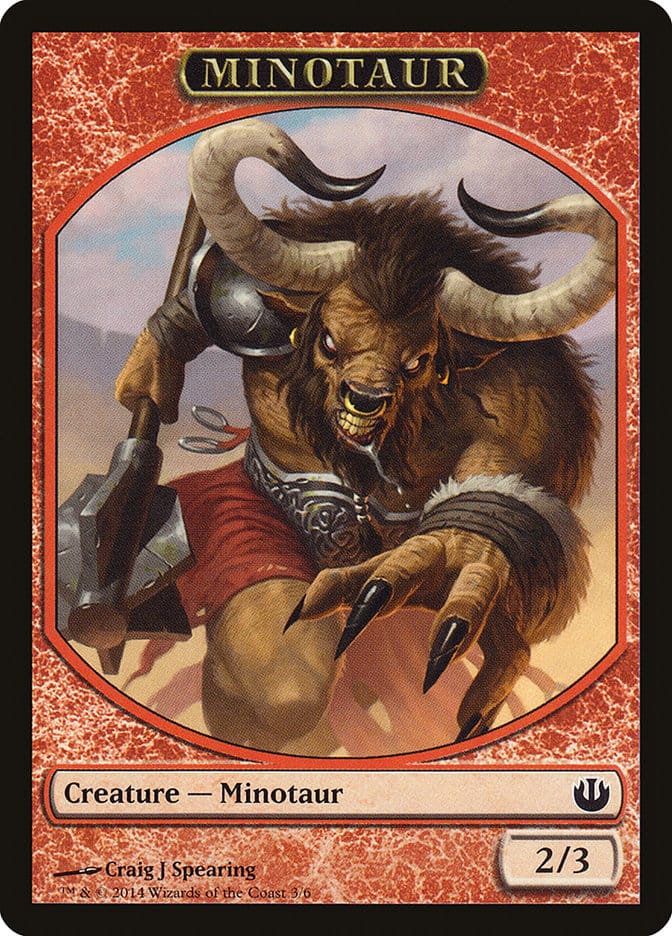Minotaur Token [Journey into Nyx Tokens] Magic: The Gathering