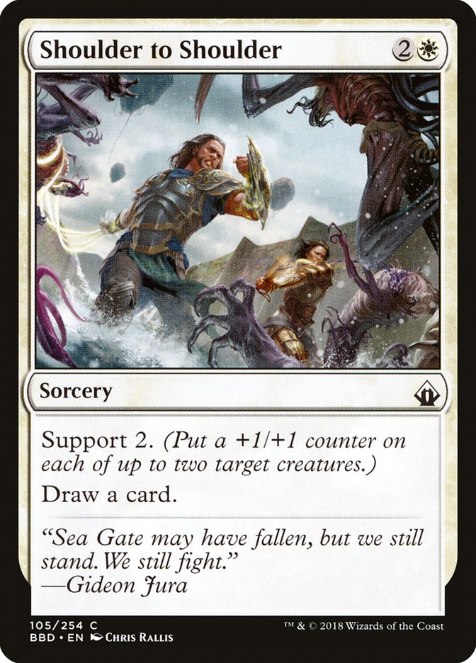 Shoulder to Shoulder [Battlebond] Magic: The Gathering