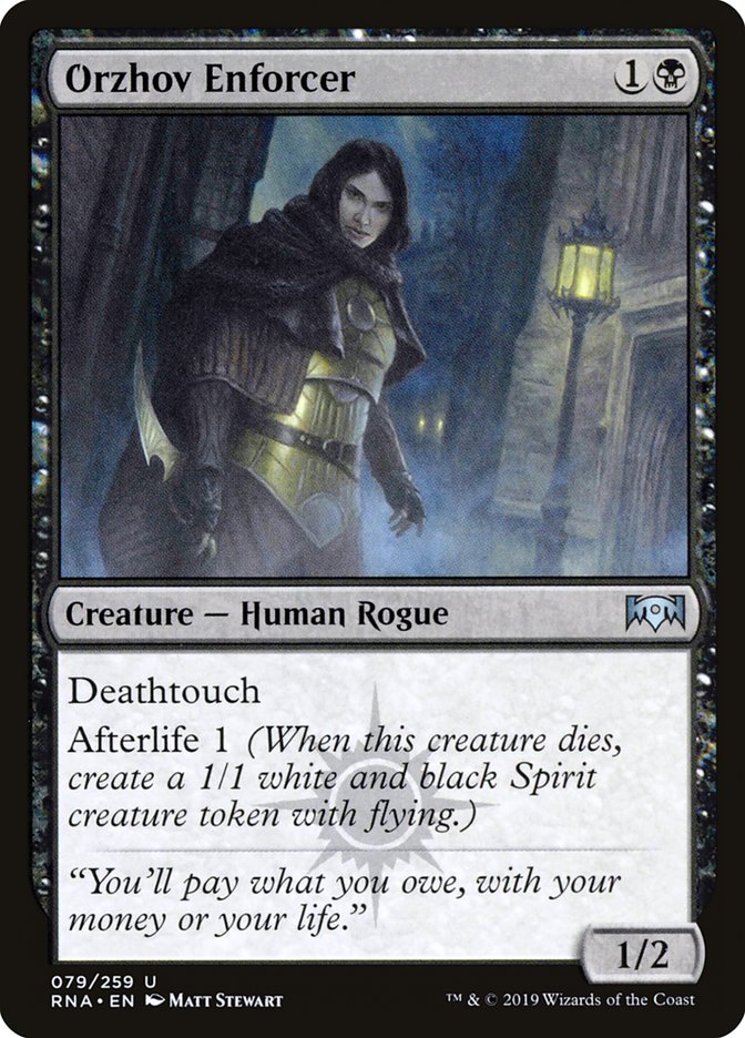 Orzhov Enforcer [Ravnica Allegiance] Magic: The Gathering