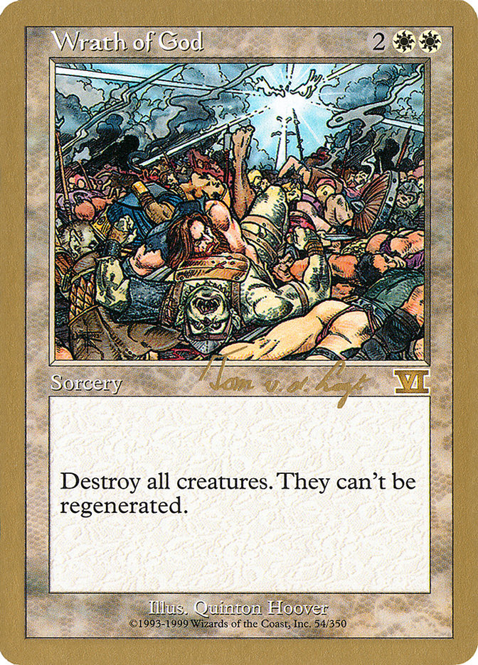 Wrath of God (Tom van de Logt) [World Championship Decks 2000] Magic: The Gathering