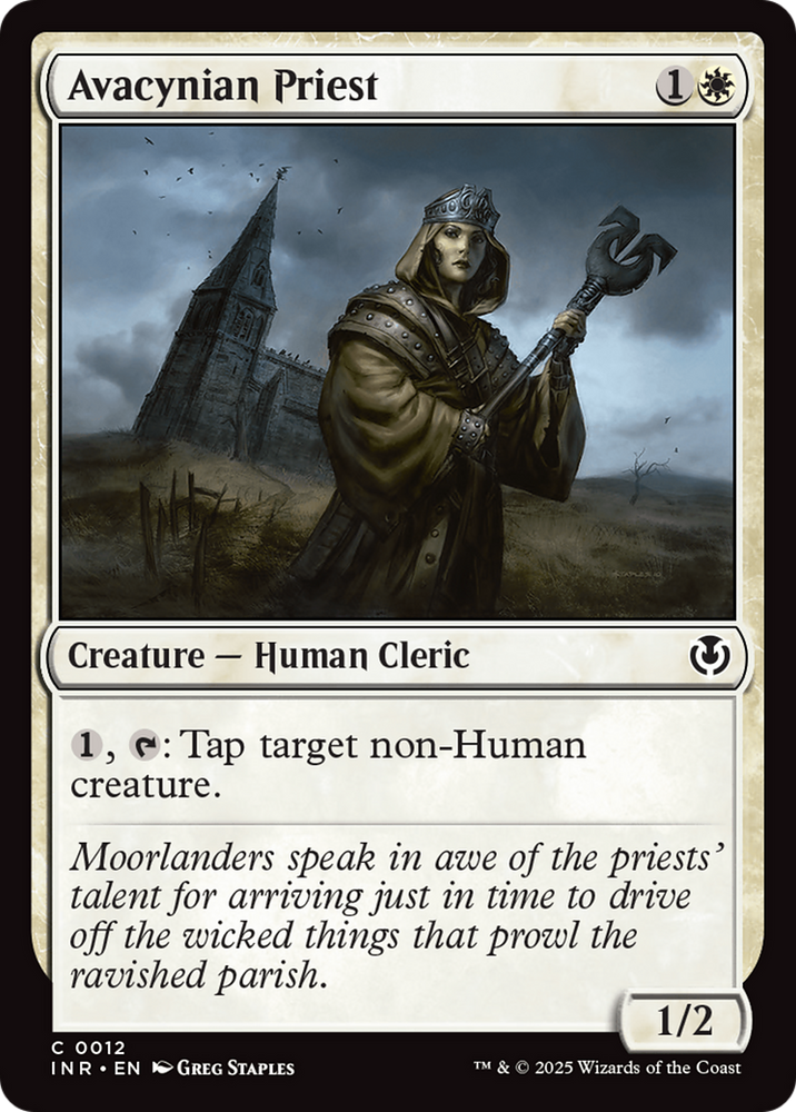 Avacynian Priest [Innistrad Remastered] Magic: The Gathering