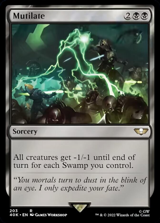 Mutilate [Warhammer 40,000] Magic: The Gathering