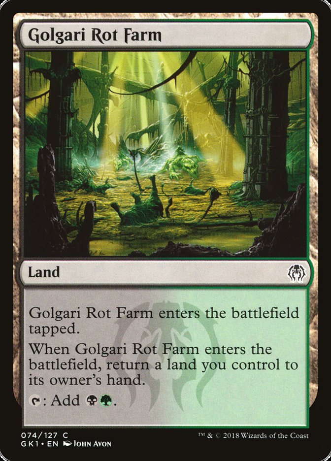 Golgari Rot Farm [Guilds of Ravnica Guild Kit] Magic: The Gathering