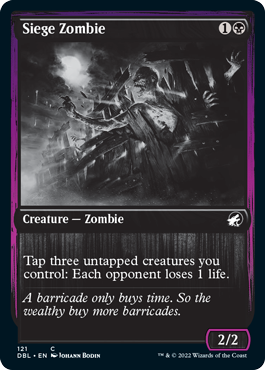 Siege Zombie [Innistrad: Double Feature] Magic: The Gathering