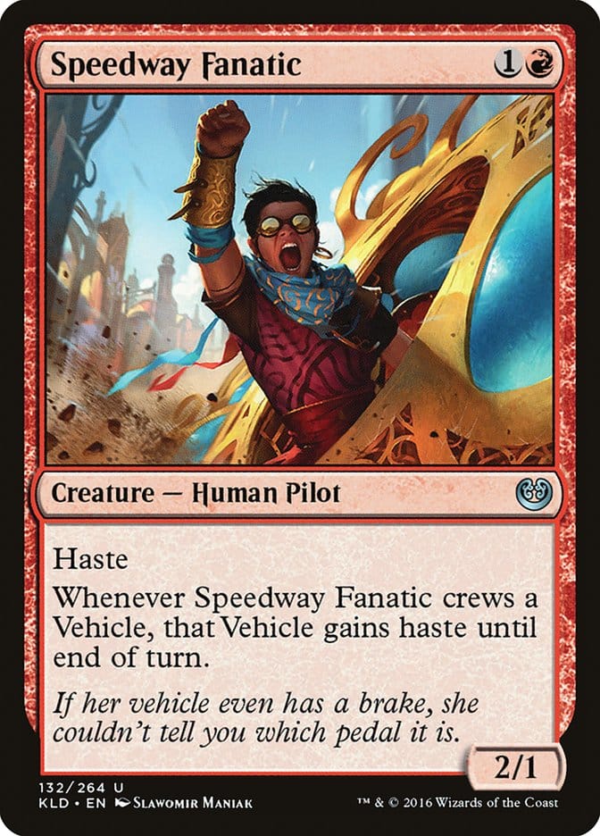 Speedway Fanatic [Kaladesh] Magic: The Gathering