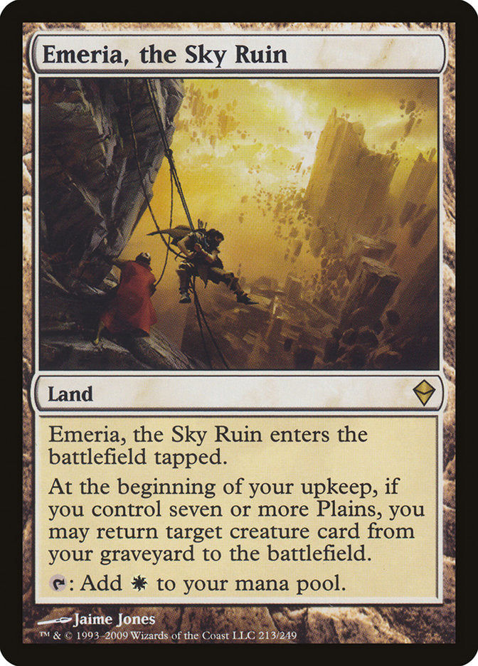 Emeria, the Sky Ruin [Zendikar] Magic: The Gathering