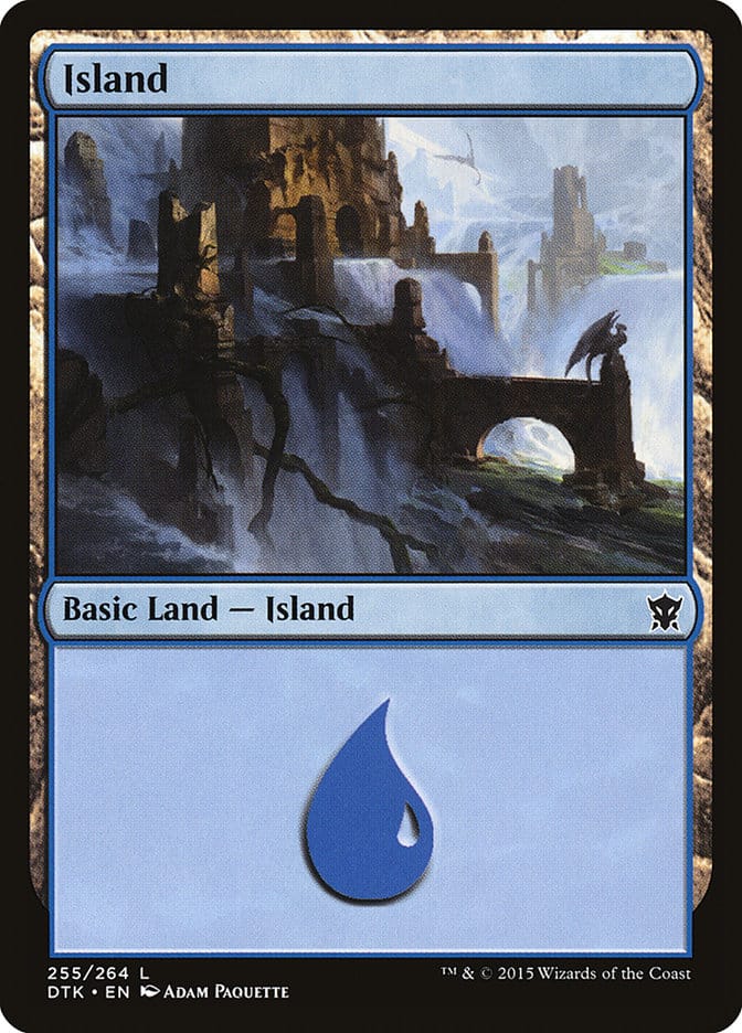 Island (255) [Dragons of Tarkir] Magic: The Gathering