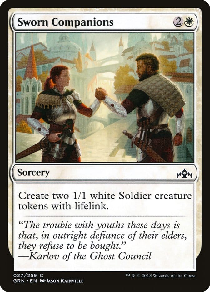 Sworn Companions [Guilds of Ravnica] Magic: The Gathering
