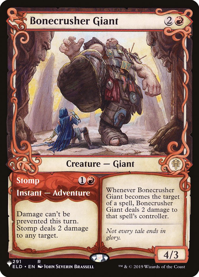 Bonecrusher Giant // Stomp [The List] Magic: The Gathering