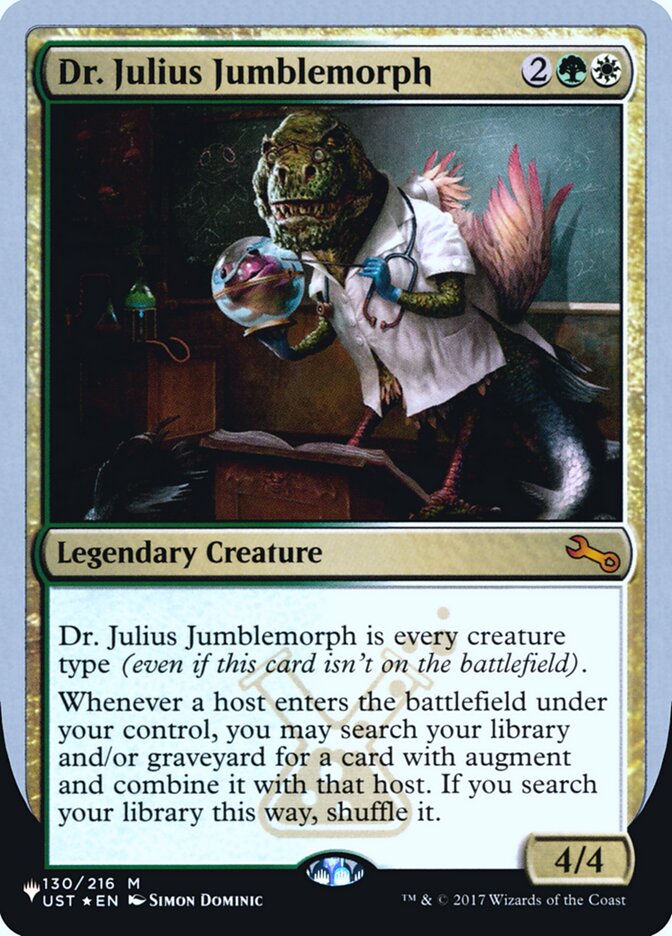 Dr. Julius Jumblemorph (Unfinity Foil Edition) [The List] Magic: The Gathering