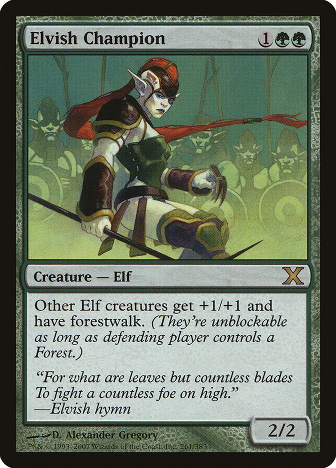 Elvish Champion [Tenth Edition] Magic: The Gathering