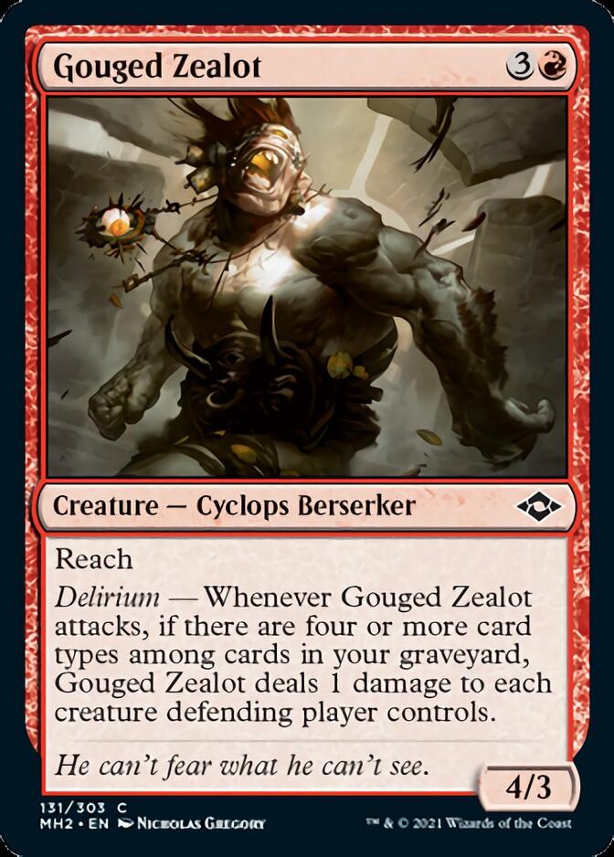 Gouged Zealot [Modern Horizons 2] Magic: The Gathering