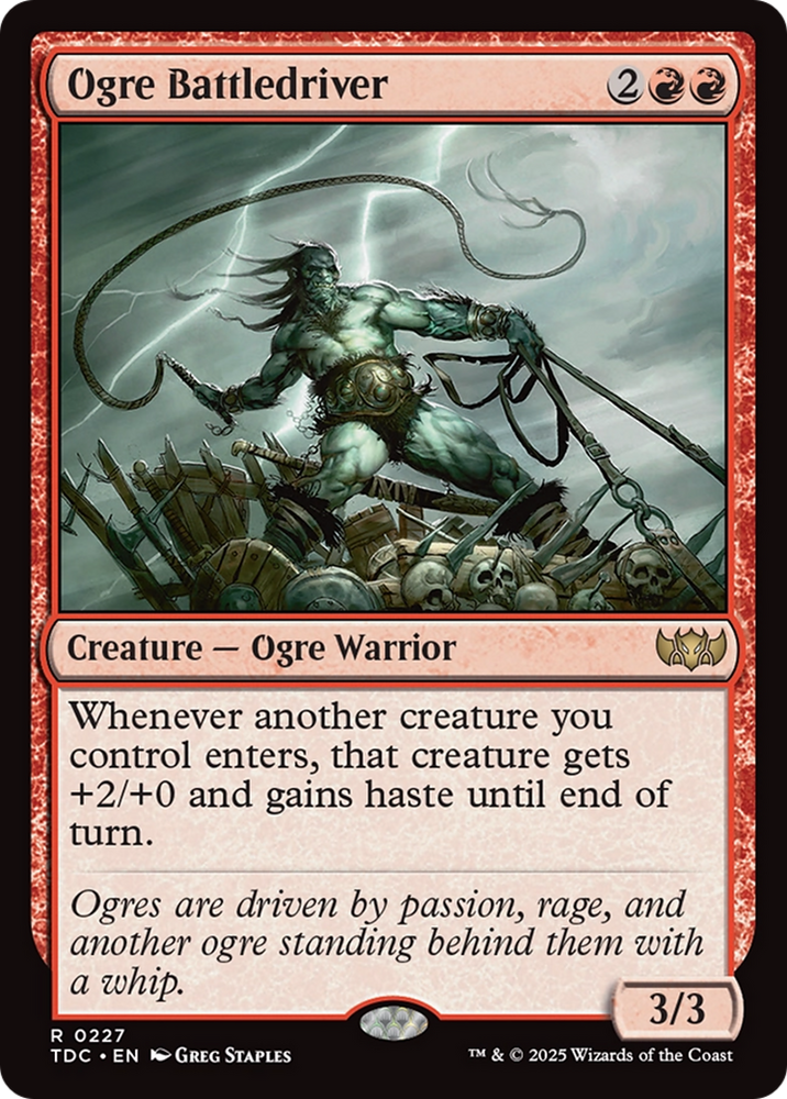Ogre Battledriver [Tarkir: Dragonstorm Commander] Magic: The Gathering