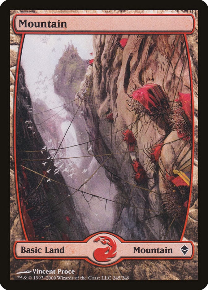 Mountain (245) [Zendikar] Magic: The Gathering