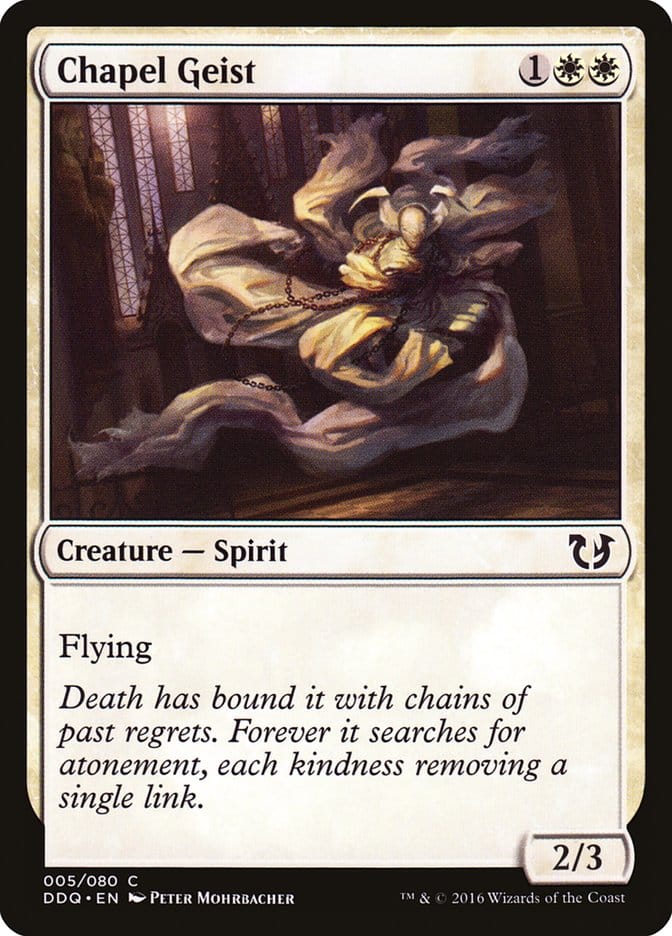 Chapel Geist [Duel Decks: Blessed vs. Cursed] Magic: The Gathering