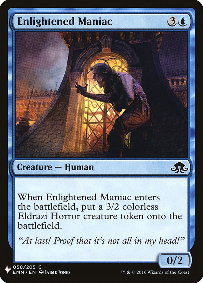 Enlightened Maniac [Mystery Booster] Magic: The Gathering