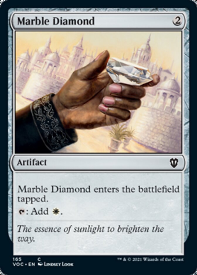 Marble Diamond [Innistrad: Crimson Vow Commander] Magic: The Gathering