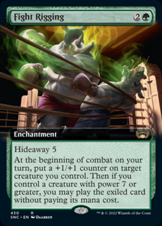 Fight Rigging (Extended Art) [Streets of New Capenna] Magic: The Gathering