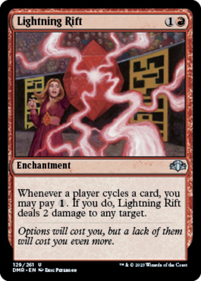 Lightning Rift [Dominaria Remastered] Magic: The Gathering