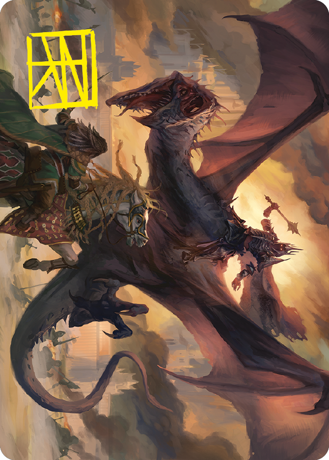 Witch-king, Bringer of Ruin Art Card (Gold-Stamped Signature) [The Lord of the Rings: Tales of Middle-earth Art Series] Magic: The Gathering