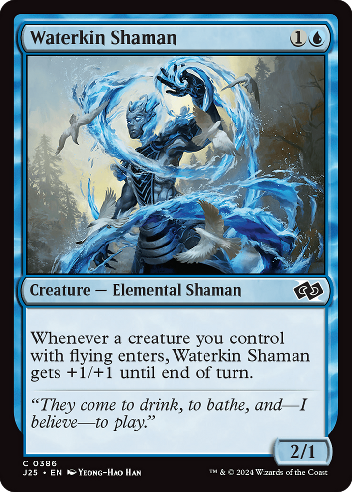 Waterkin Shaman [Foundations Jumpstart] Magic: The Gathering