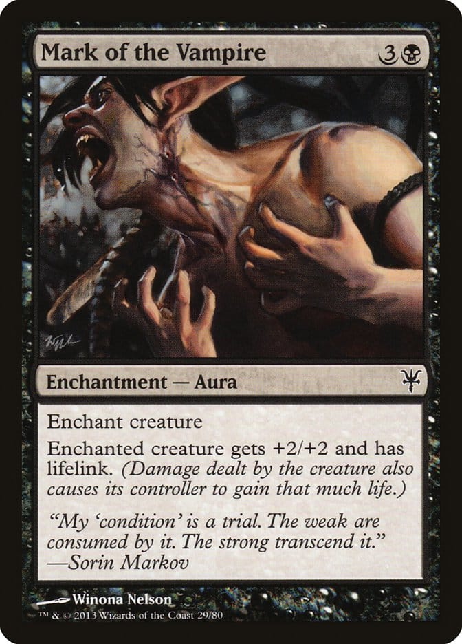 Mark of the Vampire [Duel Decks: Sorin vs. Tibalt] Magic: The Gathering